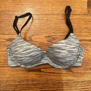PINK Heather Gray 34B Lightly Lined Bra